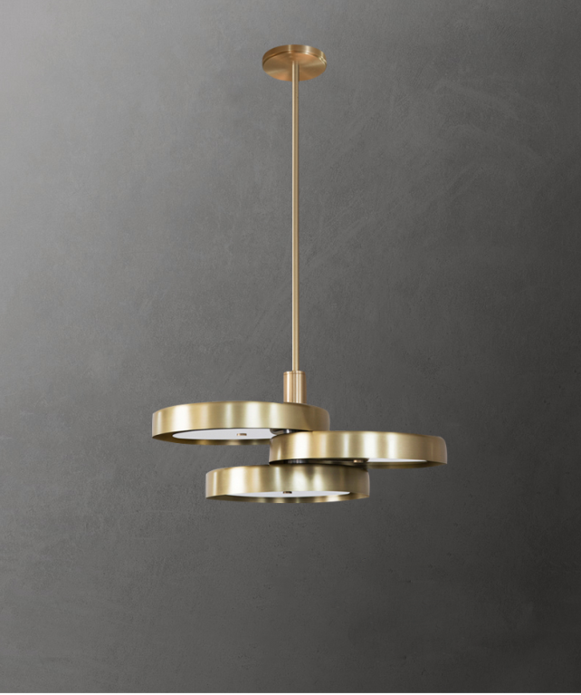 Triarc Brass Chandelier