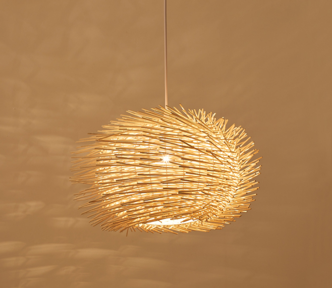 Bamboo Nest 1-Light Chandelier