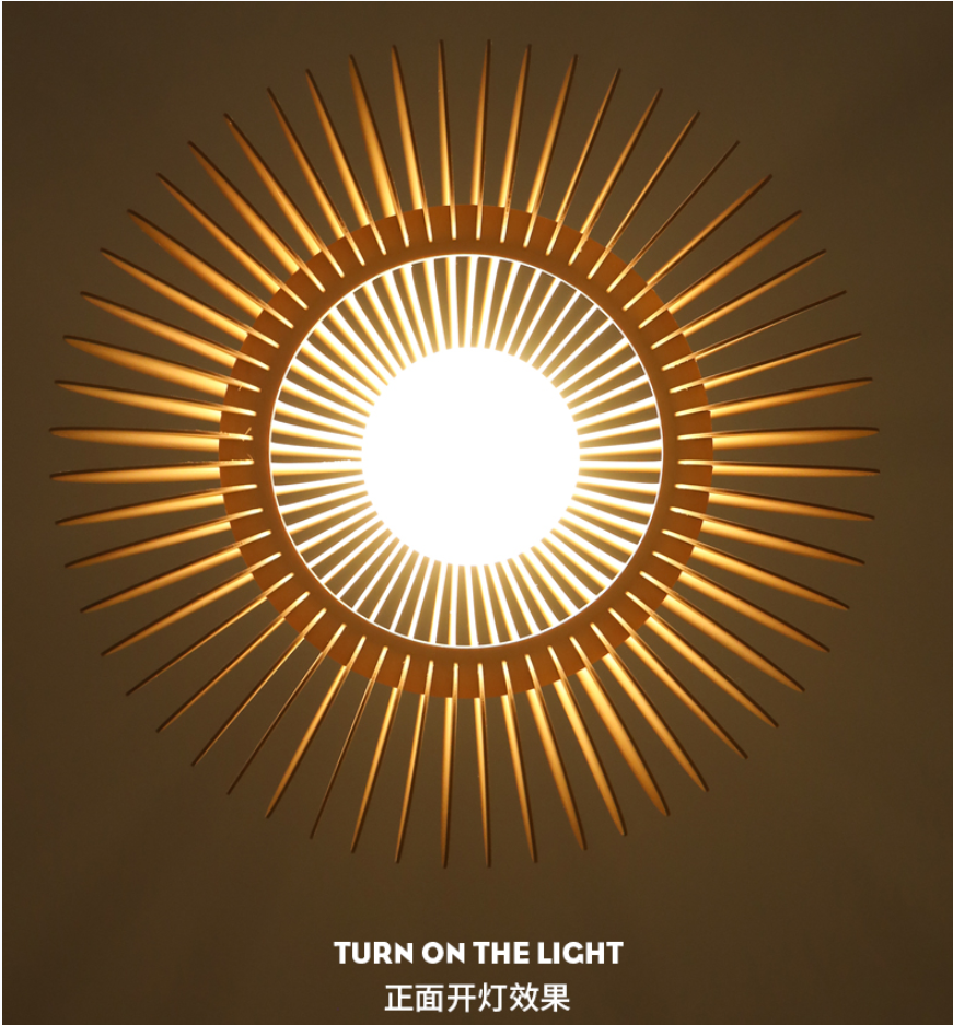 Wooden Pendant Light