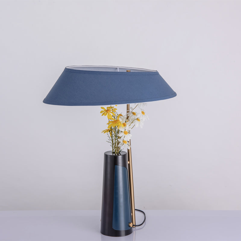 Rare Table Lamps  with Integrated Vase
