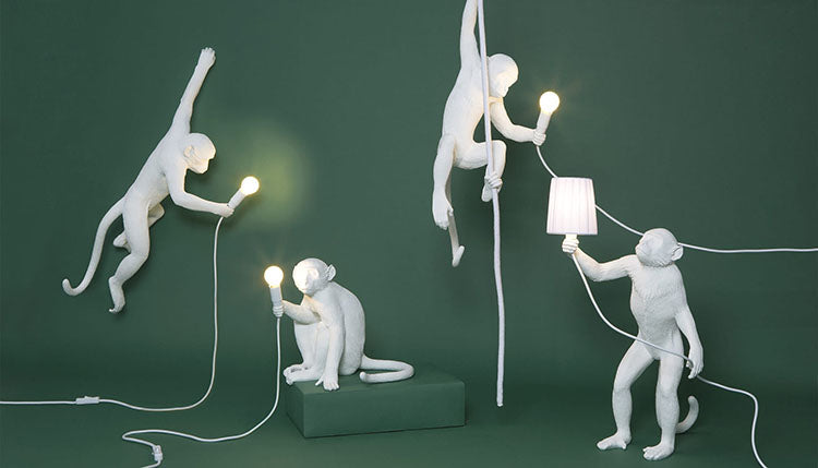 Seletti Monkey Lamp Pendant for Bedroom