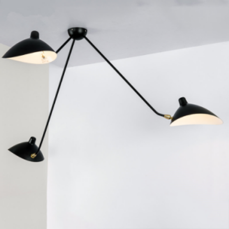 Serge Mouille ceiling lamp