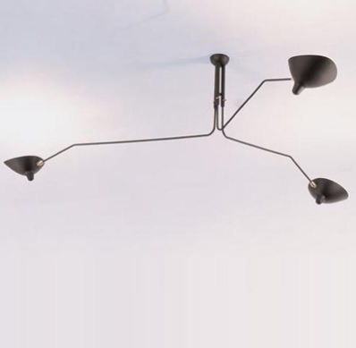 Serge Mouille ceiling lamp