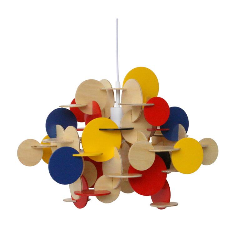 Bau Wooden Chandelier Lamp