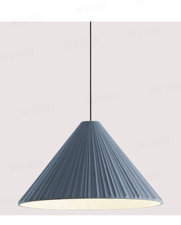 Nordic Macron Folded Resin Lampshade Pendant Lamp