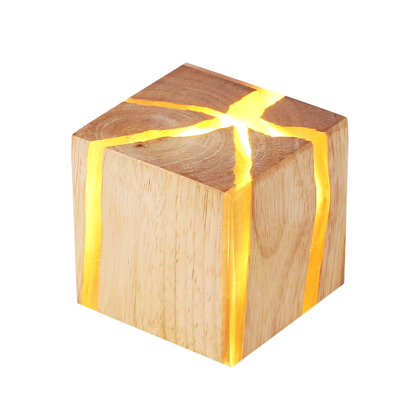 Crack Wood Wall Sconce