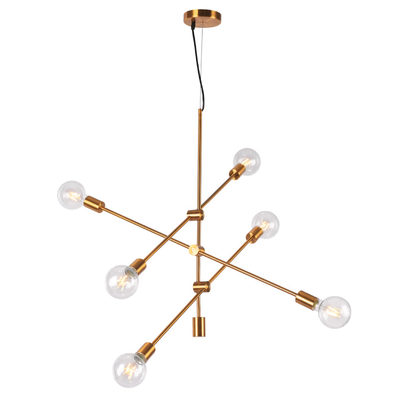 Brass Mobile Chandelier