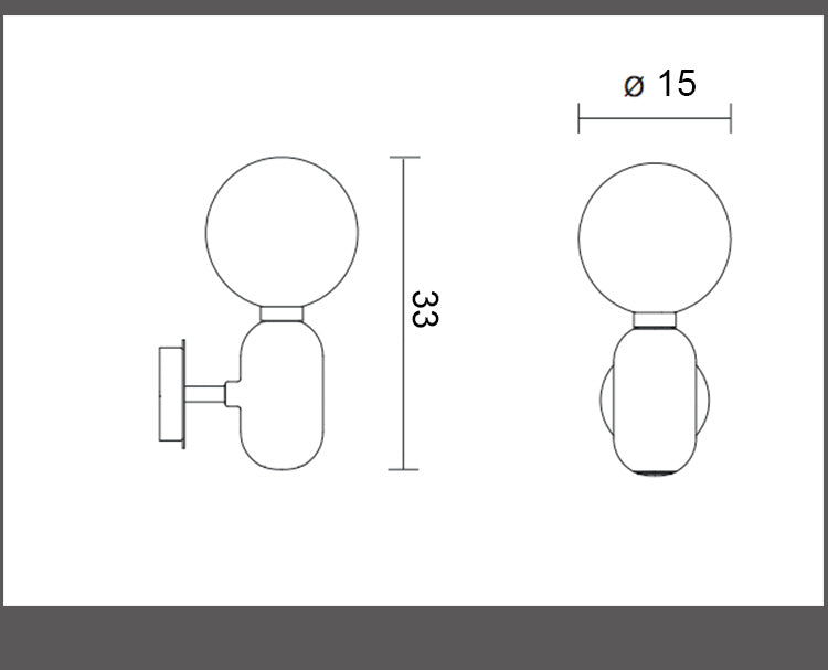 Parachilna Aballs Bedside Wall Lamps, bedroom wall mounted lights