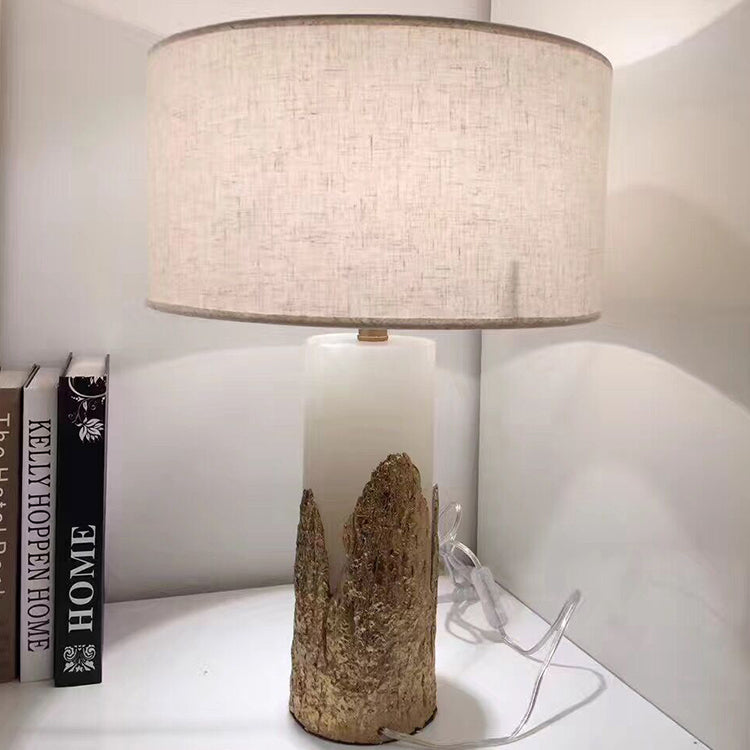 amber table lamp