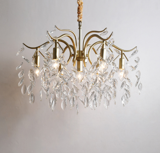 antique brass orb chandelier