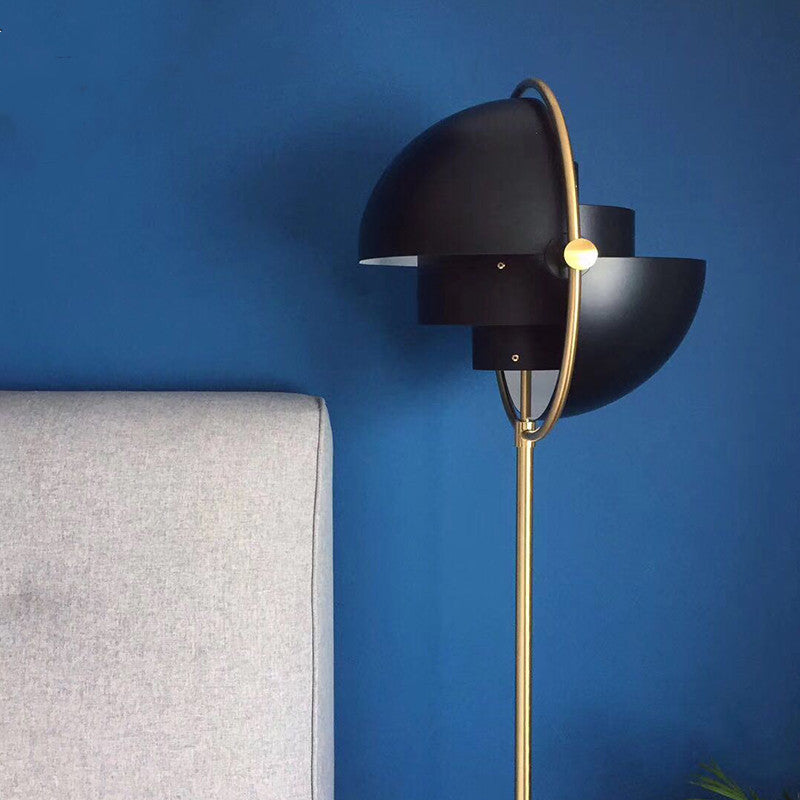 black floor lamp