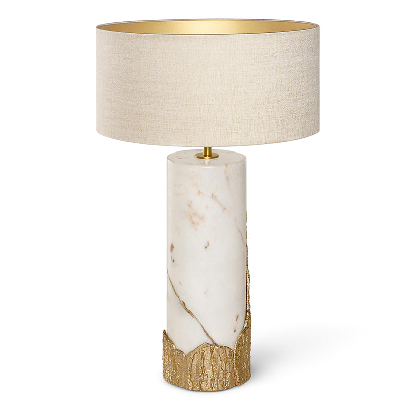 brass table lamp