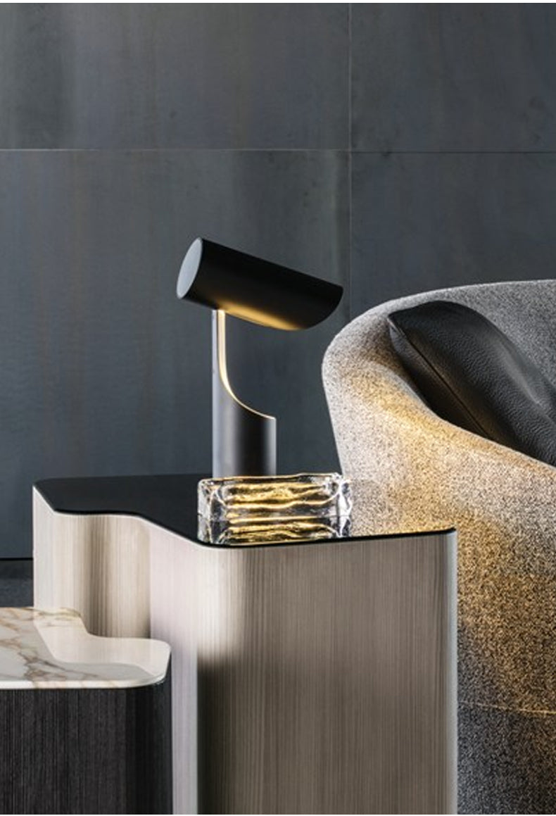 cylinder uplight table lamp