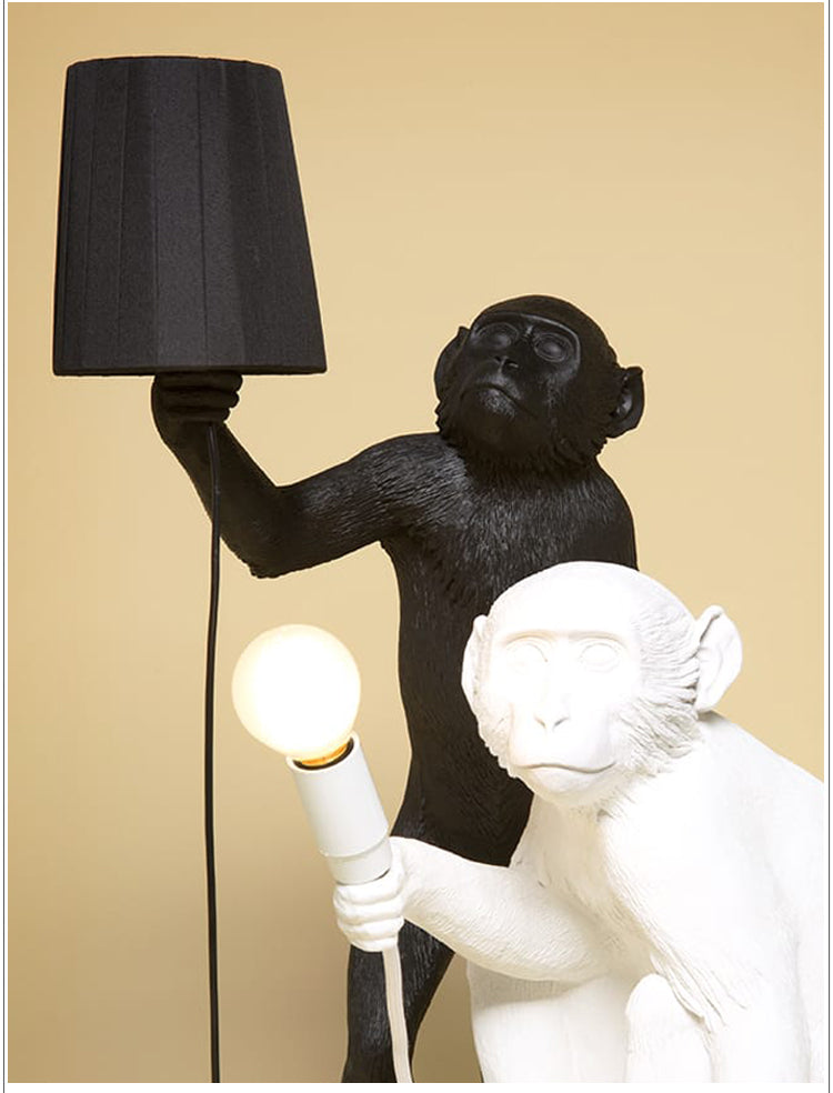 george monkey table lamp
