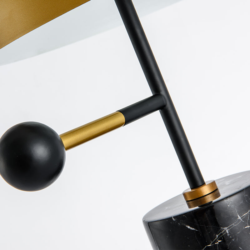 gold and marble table lamp