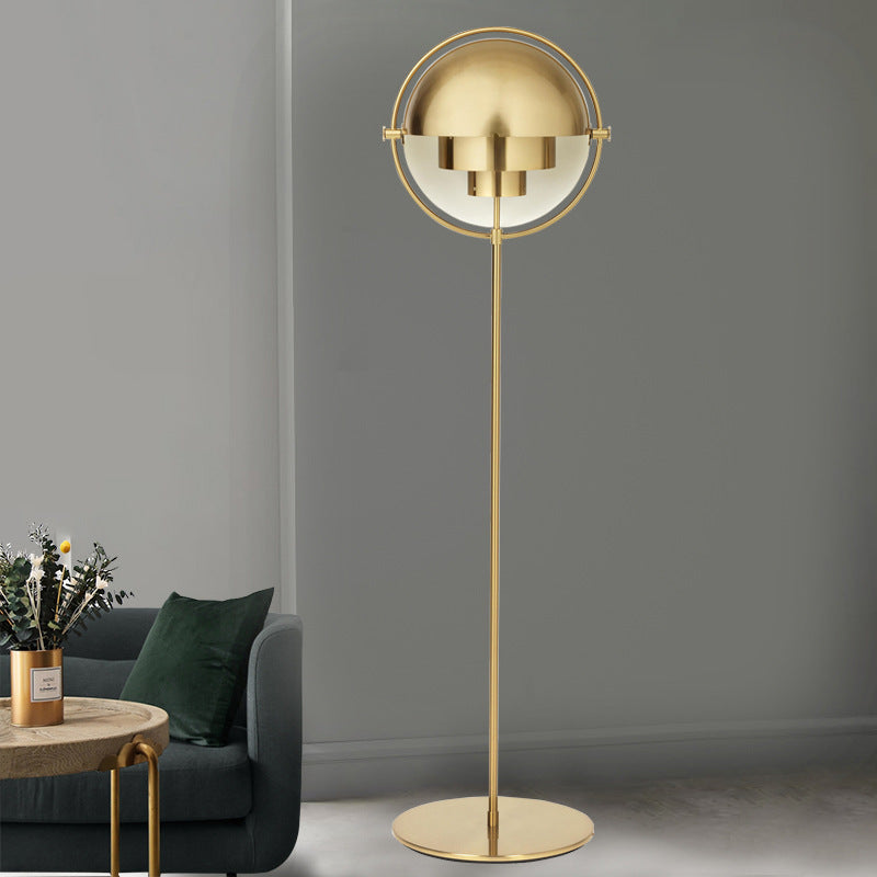 gold floor lamp