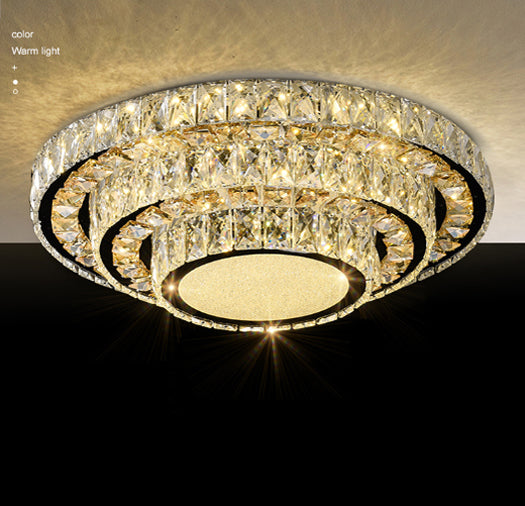 led crystal ceiling light