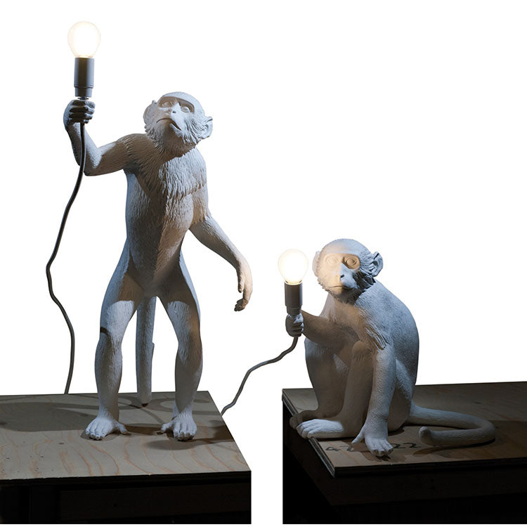 Shinkan hinanden træner Seletti Monkey Table Lamp Beside,Monkey Desk Lamp – BELECOME