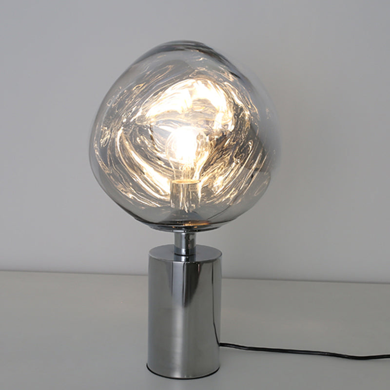 melt chrome table lamp