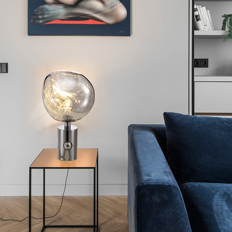 melt glass desk light