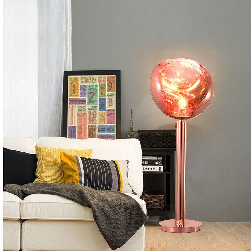 melt glass floor lamp