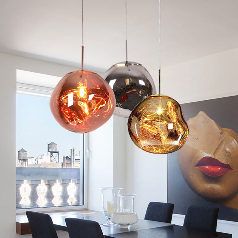 perle Engager stereoanlæg Melt Mini Pendant Light Chrome / Gold – BELECOME