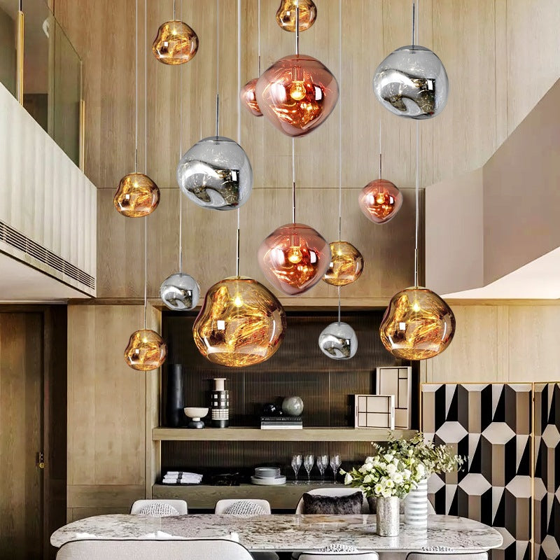 perle Engager stereoanlæg Melt Mini Pendant Light Chrome / Gold – BELECOME