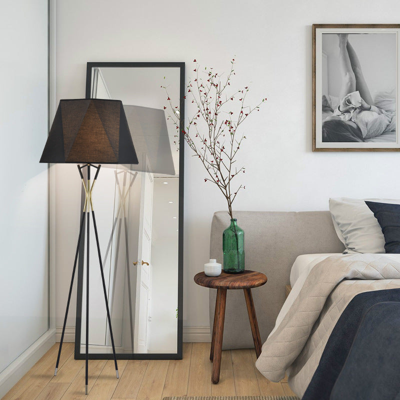 mid century modern tripod floor lamp