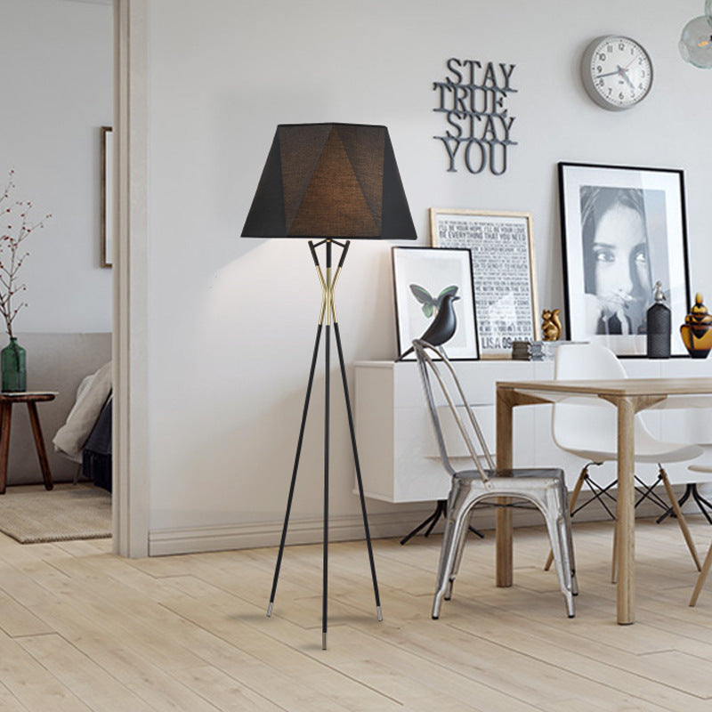 mid century tripod floor lamp