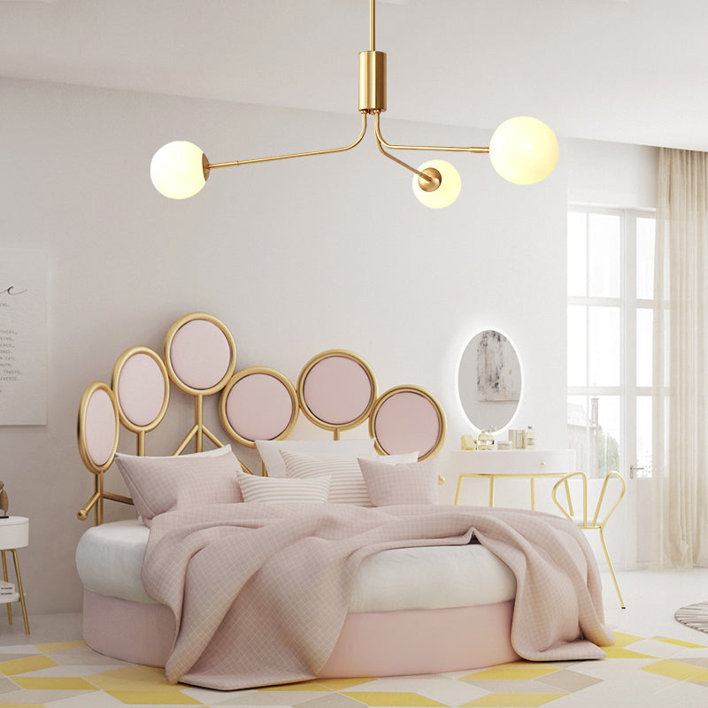 modern chandelier bedroom