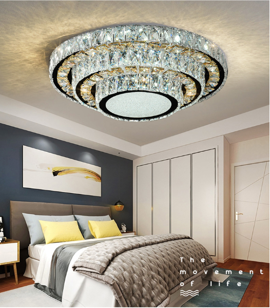 modern crystal ceiling lamp