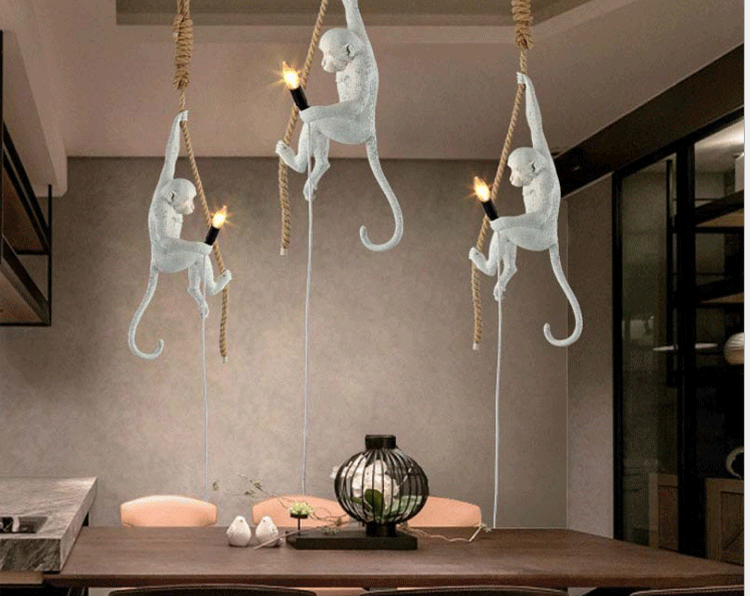 monkey chandelier antique