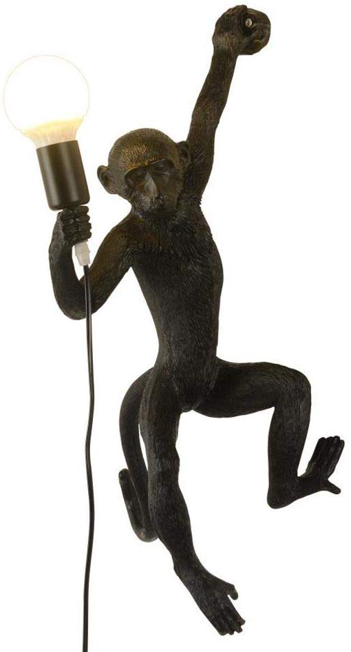 monkey lamp black