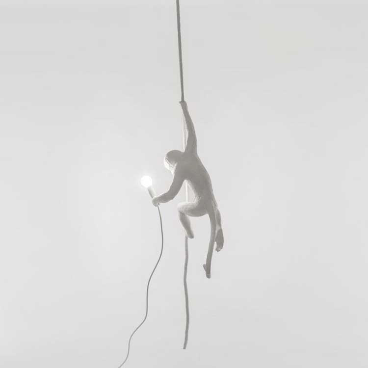 monkey lamp hanging