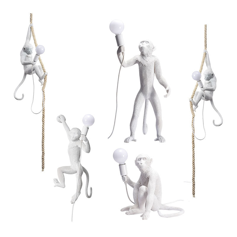 monkey light bulb