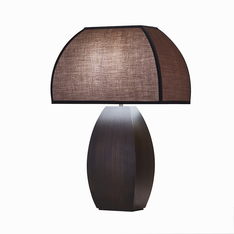 mushroom table lamp black