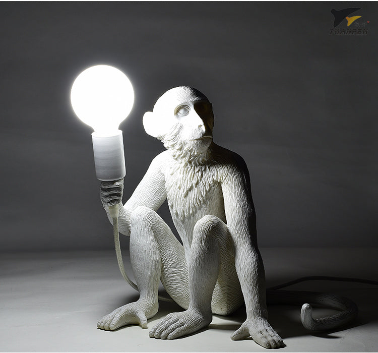 vintage monkey table lamps
