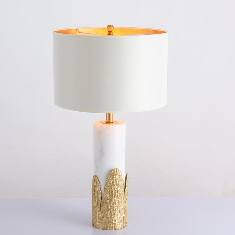 vintage amber table lamp